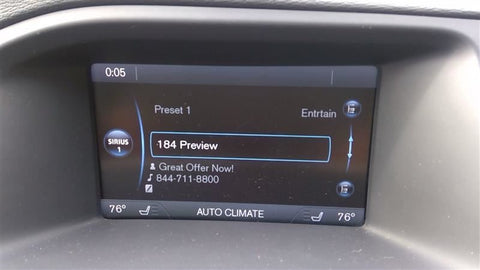 InfoGPSTV Screen 7" Display Center Dash Mounted Fits 1518 VOLVO S60 4612170