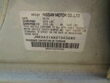02 03 NISSAN MAXIMA STARTER MOTOR AT 2012187