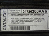 2006 CHARGER AC Selector 19717011