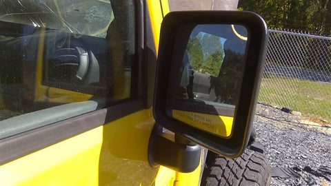 Passenger Side View Mirror Full Door VIN W Jk Body Fits 1118 WRANGLER 4582780