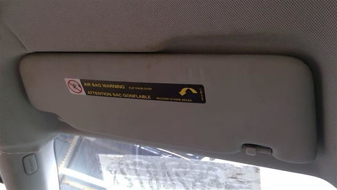 Driver Sun Visor VIN Fp 7th And 8th Digit Fits 15-17 AUDI Q5 3522310