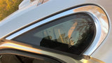Driver Quarter Glass Chrome Surround Green Tint Fits 16-19 XF 4806280