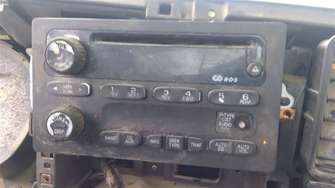 Audio Equipment Radio Am-fm-stereo-single CD Opt UB0 Fits 04-06 CANYON 4559630