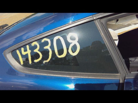 Passenger Quarter Glass Coupe Stationary Black Trim Fits 1820 MUSTANG 4692950