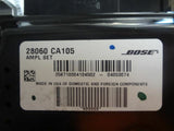 03 04 MURANO AUDIO EQUIPMENT AMPLIFIER BOSE RH REAR FLOOR MOUNTED 2053451