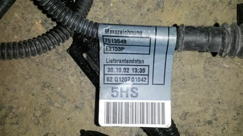2003 04 05 X5 3.0 Engine Wire Harness 2151030