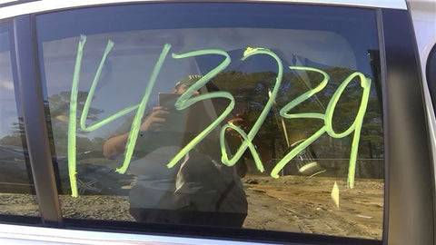 Passenger Right Rear Door Glass Green Tint Fits 1116 BMW 528i 4640490