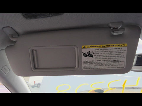 Driver Left Sun Visor Roof Illuminated Fits 13-16 AUDI A4 4708560