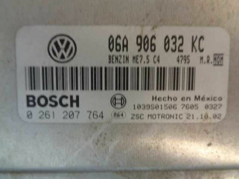 03 VW BEETLE ENGINE ECM ELEC CONT UNIT ECU 2.0L CONV AT 6 SPEED 2131590