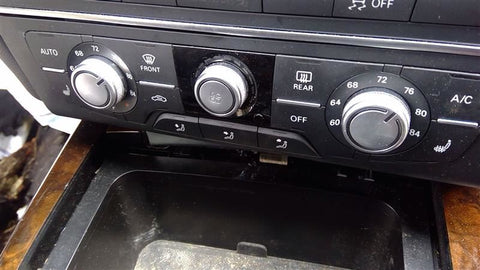 Temperature Control Front 3 Knobs Opt 9AK Fits 1417 AUDI A6 3572470