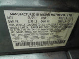 05 06 NISSAN ALTIMA MANUAL TRANSMISSION 2.5L 4 CYL 20368311