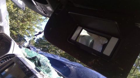 Passenger Sun Visor Crew Cab With Sunroof Fits 1517 FORD F150 PICKUP 3551790