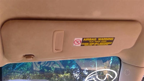 Passenger Sun Visor Illuminated Fits 0709 LEXUS LS460 3528270