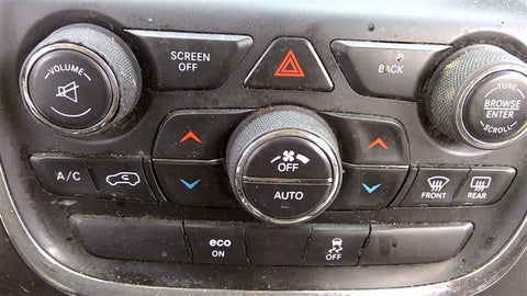 Temperature Control Front Control 8.4" Display Screen Fits 1415 DURANGO 3547130