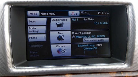 Info-GPS-TV Screen Display Screen Fits 12 XF 3579640