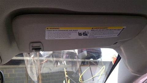 Passenger Right Sun Visor Fits 17 LACROSSE 4614350