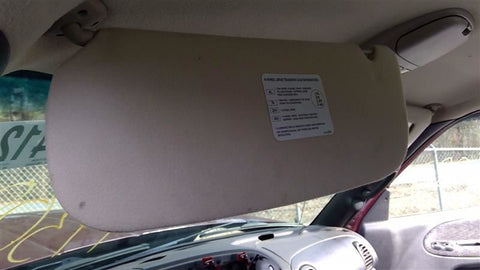 Driver Sun Visor Without Illumination Fits 0001 DODGE 1500 PICKUP 3591620