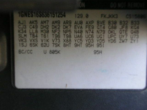 03 TRAILBLAZER EXT DASH BEZEL TRIM AROUND SPEEDOMETER CLUSTER 164912 NOT SPEEDOM0