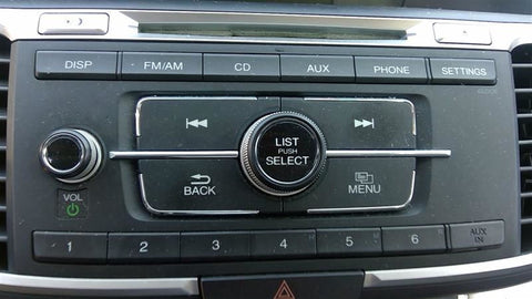 Audio Equipment Radio Sedan Receiver And Face Panel LX Fits 1315 ACCORD 4586580