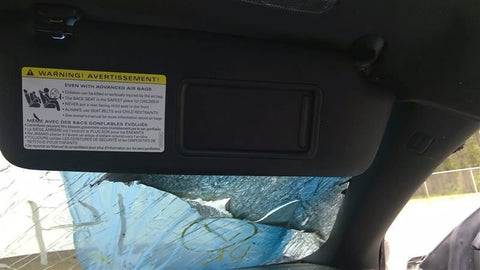 Passenger Sun Visor Coupe Illuminated Fits 08-11 AUDI A5 4651180