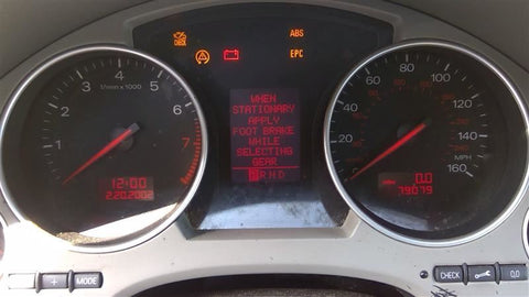 Speedometer Cluster Convertible MPH Thru VIN 12523 Fits 0304 AUDI A4 3529820
