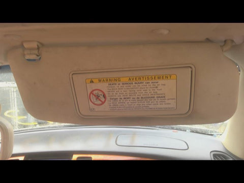 Passenger Sun Visor Illuminated Fits 0206 LEXUS SC430 4698020