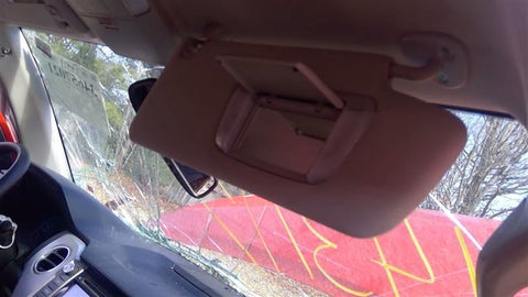 Passenger Sun Visor With Illumination Without Sunroof Fits 1419 TUNDRA 3609490