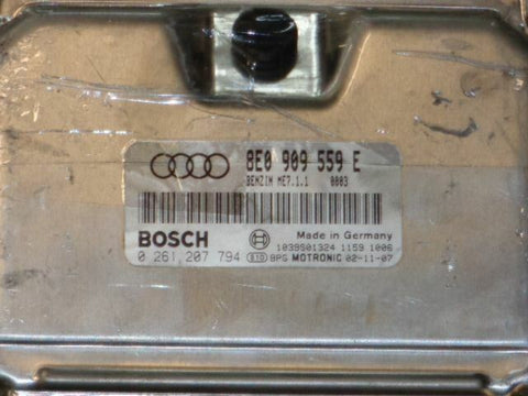 03 AUDI A6 ENGINE ECM ELEC CONT UNIT ECU 3.0L 2098690