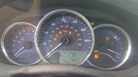 Speedometer Cluster MPH ID 838000ZX00 Fits 1416 COROLLA 3416270