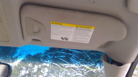 Passenger Sun Visor Illuminated Fits 08-12 INFINITI EX35 463173