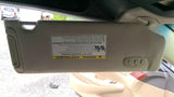Driver Left Sun Visor Illuminated Convertible Fits 06-08 SOLARA 4844811