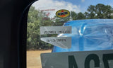 Driver Left Sun Visor With Air Bag Warning Label Fits 03-06 WRANGLER 466661