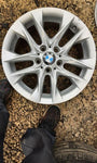 Wheel 17x7-1/2 Alloy 5 V Peaked Spoke Edge Fits 12-15 BMW X1 361943