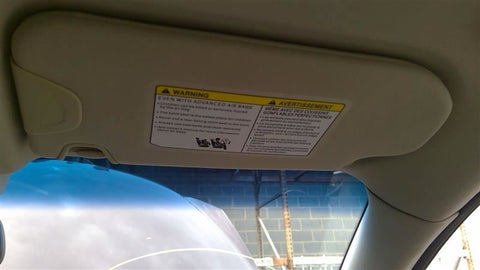Passenger Sun Visor Illuminated Fits 08-12 INFINITI EX35 463459