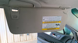 Driver Left Sun Visor Sedan Fits 15-25 LEGACY 4855831