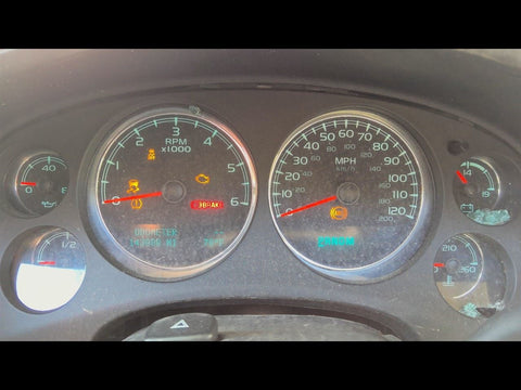 Speedometer Cluster MPH US Market Fits 0712 SIERRA 2500 PICKUP 4723320