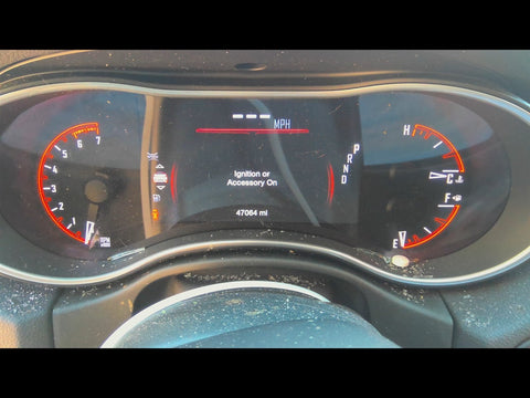 Speedometer Cluster MPH Black Chrome Bezel Fits 20 DURANGO 4724040