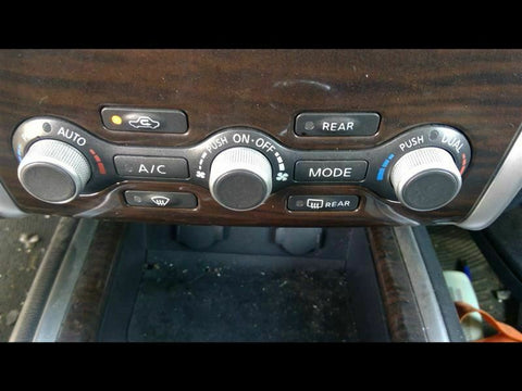 Temperature Control AC Front 3 Dial Control Fits 13-16 PATHFINDER 323427