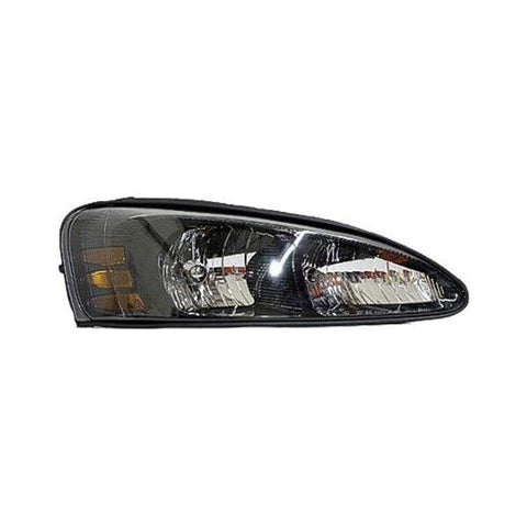 CAPA- 2004-2008 Pontiac Grand Prix,RH Side Headlight (Black housing, clear lens)