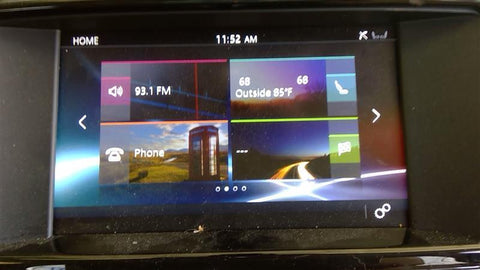 Info-GPS-TV Screen Display Dash Mounted Fits 15-17 XJ 353756