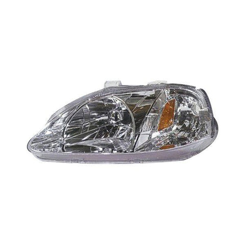 CAPA Headlight For 99-2000 Honda Civic 99 Civic Value Package Left