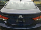 Trunk/Hatch/Tailgate Sedan With Keyless Entry Fits 14-16 ELANTRA 277648