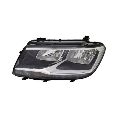18-20 Volkswagen Tiguan W/LED Daytime Running Light,Halogen,W/bulb,LHS headlight