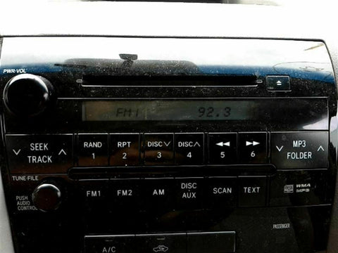 Audio Equipment Radio Display And Receiver Am-fm-cd Fits 07-13 TUNDRA 255769