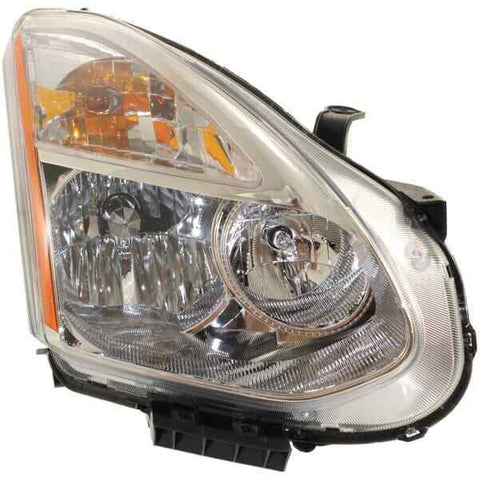 CAPA Headlight For 2008 Nissan Rogue S SL Models Right Clear Lens With Bulb