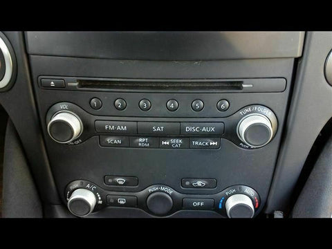 Audio Equipment Radio Receiver Am-fm-stereo CD Thru 8/12 Fits 12-13 370Z 280169