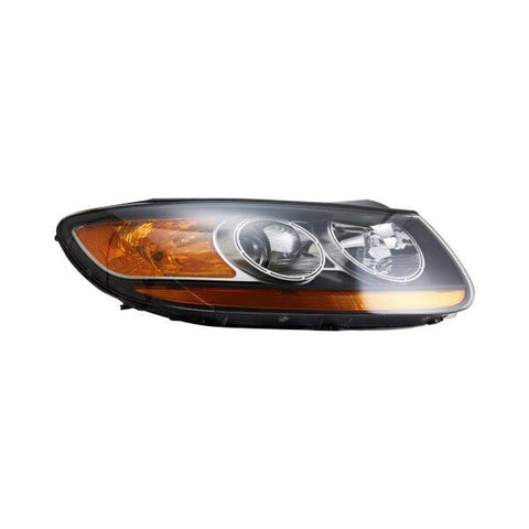 Headlight For 2010 2011 2012 Hyundai Santa Fe Right Amber Reflector With Bulb