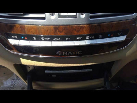 Temperature Control 221 Type S63 Front Fits 07-11 MERCEDES S-CLASS 328736