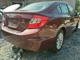 Back Glass Sedan Fits 12-15 CIVIC 313736