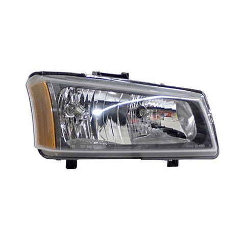 CAPA Headlight For 2003-2006 Chevy Silverado 1500/3500 Right Fluted reflector